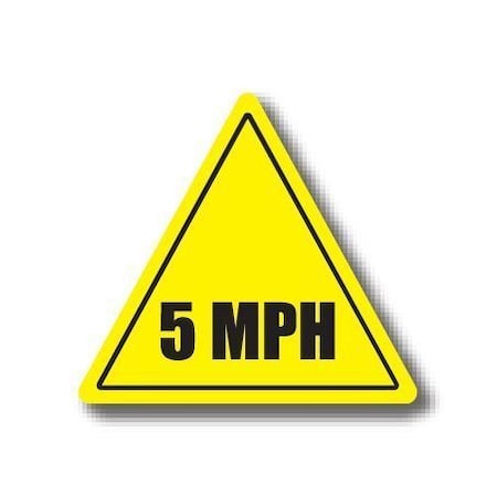 Ergomat 24in TRIANGLE SIGNS - 5 MPH DSV-SIGN 576 #0100 -UEN